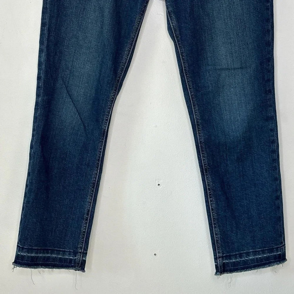 Current/Elliott The Cropped Straight Jean Stagecoach Released Hem Size 26 - Picture 4 of 11